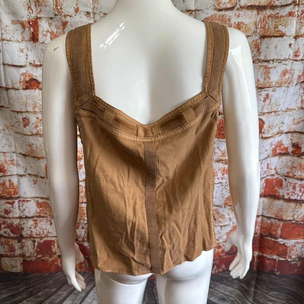 New with Tags Rowan Irene Detailed Square Neck Tank - Picture 5 of 7
